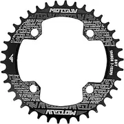 32T/34T/36T/38T Bike Chainring 10 m BCD 4-Bolt ycle Crank Ring Compatible with 7/8/9/10/11 Black 38T