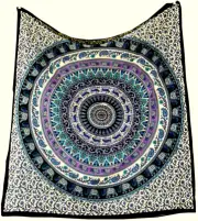 Unique Elephant Mandala Wall Art Tapestry Bohemian Wall Hanging Hippie Bedsheet