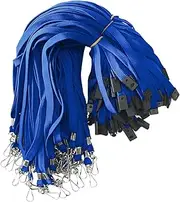 BAITEER 60 Pcs Breakaway Lanyards Safety Lanyard with Swivel J Hook Premium Bulk Flat Lanyards 36" for ID Badges, School