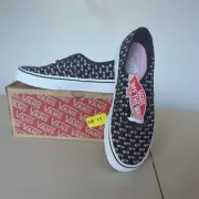 VANS AUTHENTIC WTF SAYING BLACK SIZE 7.5