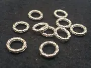 CCB Acrylic Beads, Rondelle Links, Qty 40 Antique Silver, 15x3mm, Hole 10mm
