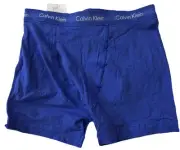 Calvin Klein Mens Cotton Classic Boxer Brief Blue Large