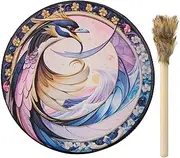Meditation Musical Drum, Ritual Percussion Instrument, Spiritual Healing Drum, Wellness Meditation Drum Colorful Meditation Drum Healing Sound Shaman ve Drum