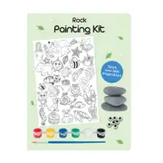 3pc Krafters Korner Boys Rock Painting Kit Assorted Kids/Childrens Craft Set 6+