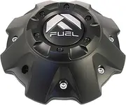 Fuel Wheels Flat Black Chrome Rivets Custom Center Cap Set of One (1) # 1001-63B 5-6 Lugger