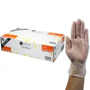 Sofeel Vinyl Powder Free Gloves 5.5g Extra Large Clear 100 Box