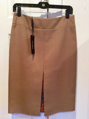 $1495 Dolce and Gabbana NWT Camel Skirt Size 40