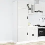 Kitchen Cupboard Porto White Engineered Wood,Kitchen Cabinets-854107