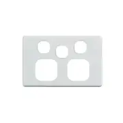 Classic Double Power Point With Extra Switch Cover Plate