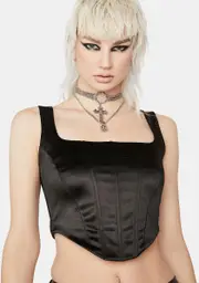 Midnight Where's My Loving Corset Top