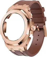 KBTBSCCPLG GA2100 GA2110 Rubber Strap Stainless Steel Metal Rose Gold Case with Modification Tools watch case