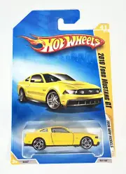 Hot Wheels 2010 Ford Mustang 041/190 2009 New Models 41/42 N4047 Yellow