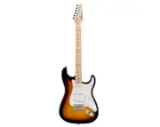 Freedom 6 String Electric Guitar Sunburst 3m Cable Tremolo Arm ST-SB
