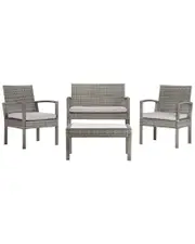 Safavieh Bassey 4pc Outdoor Living Set