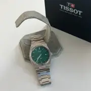 Tissot PRX T137.410.11.091.00 Green Dial Stainless Steel Quartz Men's Watch - 40