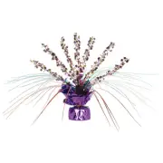 Beistle Retro Flower Gleam N Spray Centerpiece - Decoration for 60's