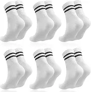 [Generic] Mtuihfo Crew Socks Women, Sports Socks Women 3-8, Breathable Ladies Sports Socks Gym Socks for Sports Fitness Yoga Fashion