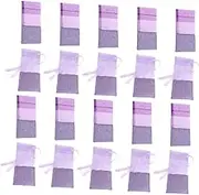 WOFASHPURET Organza Cotton Lavender Sachets 20pcs Drawstring Bags Wedding Favor Candy Small Bags Vintage Wardrobe Fragrance Pouch