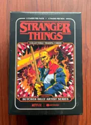 Stranger Things x Zerocool Trading Cards Blaster Box Butcher Billy Artist Series