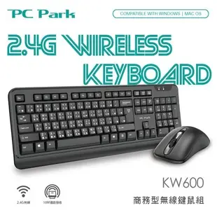 PC Park KW600 鍵鼠組 商務型無線鍵鼠組