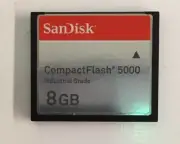 SDCFIF-008G-388 8GB Sandisk Industrial Grade 5000 Compactflash card