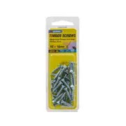 Zenith 8G x 18mm Zinc Plated Hinge-Long Threads Countersunk Head Timber Screw...