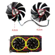 Graphics Card Cooling Fan PLD10010B12HH for PowerColor RX580 590 Red Devil Fans