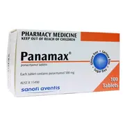 Panamax Paracetamol 500mg Tablets X 100