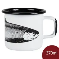 在飛比找momo購物網優惠-【Muurla】北歐馬克杯 琺瑯杯 水杯 鮭魚 370ml