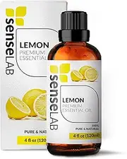 Lemon Essential Oil - Made in India - 100% Pure Extract Lemon Oil Therapeutic Grade (4 Fl Oz / 120 ml)