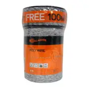 Poly Wire 656' White 1 Each By Gallagher