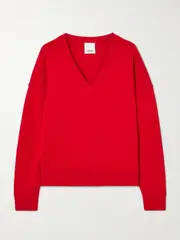 [Allude] Allude - Wool And Cashmere-blend Sweater - Red - x small x small Red