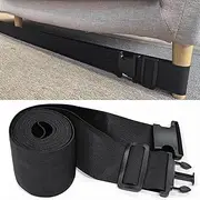 118 Inch Under Couch Blocker,Under Sofa Toy Blocker for Pets,Under Bed Blocker with Adjustable Buckle,Elastic Strap Barrier for Sofa,Under Furniture Blocker Prevents Things from Entering the Bottom