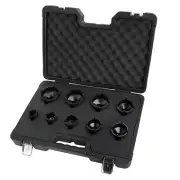 9 PC 3/4 &1/2 in Drive Special Socket Set Grooved Nuts Remove and Tightening Set