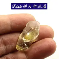 在飛比找Yahoo!奇摩拍賣優惠-[Disk水晶][福壽如意]金亮清透鈦晶蝙蝠、如意雕刻墜GC