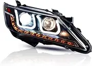 Car Styling Compatible Compatible For Toyota Camry V50 LED Headlight 2012-2014 Camry LED DRL Hid Head Lamp Angel Eye Bi Xenon Accessories