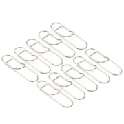2" Metal Pen Clip Pen Holder Clip Pencil Clip Notebook Pen Holder, Silver 10pcs
