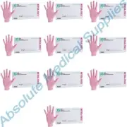 *1,000-Gloves* Micro-Touch Nitra-Free Powder-Free Nitrile X-Small Pink 6034510