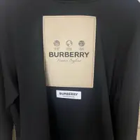 在飛比找PopChill優惠-[二手] Burberry 經典標籤logo設計黑色男生帽t