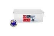 5 x 5L Plastic Storage Container Kitchen Fridge Pantry Organiser Tubs Tool Box