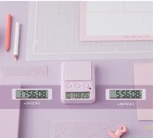 【現貨+預購】韓國 讀書計畫 學習 計時器 學習國考必備 靜音閃爍均可正計時倒計時