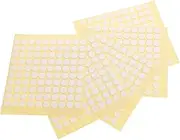 HONMEET Adhesive Dots 500pcs Double-Sided Glue Points Circle Stickers Non-Trace Adhesive for Crafts Photos Decorations