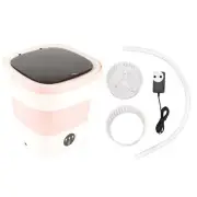 7.5L Mini Portable Bucket Washer Foldable Washing Machine With Soft Sp 8648 HG