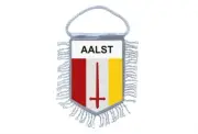 Flag Mini Country Flag Car Decoration Souvenir Coat of Arms Aalst Belgium