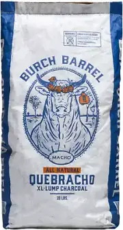 Macho Quebracho XL Lump Charcoal Hot Long Burn BBQ Grilling 20 LB