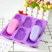 Oval Cake Mold Soap Mold Silicone Mould For Candy Ice Tray DIY Making Tool Kit