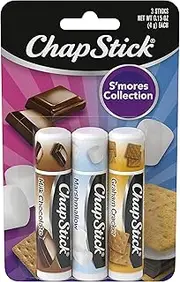 Chapstick S'Mores Collection Flavor Skin Protectant Flavored Lip Balm Tube, 3 Count (Pack of 1)