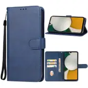 For Samsung Galaxy A34 5G Case, PU Leather Cover, Blue