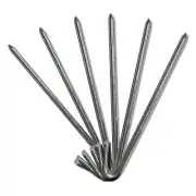 Heavy Duty Steel 1/2x12 Hook Stakes Tents Inflatables Camping Anchor 4 Pack