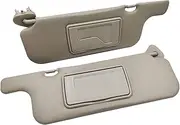 Compatible for Toyota Corolla 2003-2012 Makeup Mirror Sun Shielding Board Inner Front Windscreen Sunvisor 2 Piece Car Sun Visor